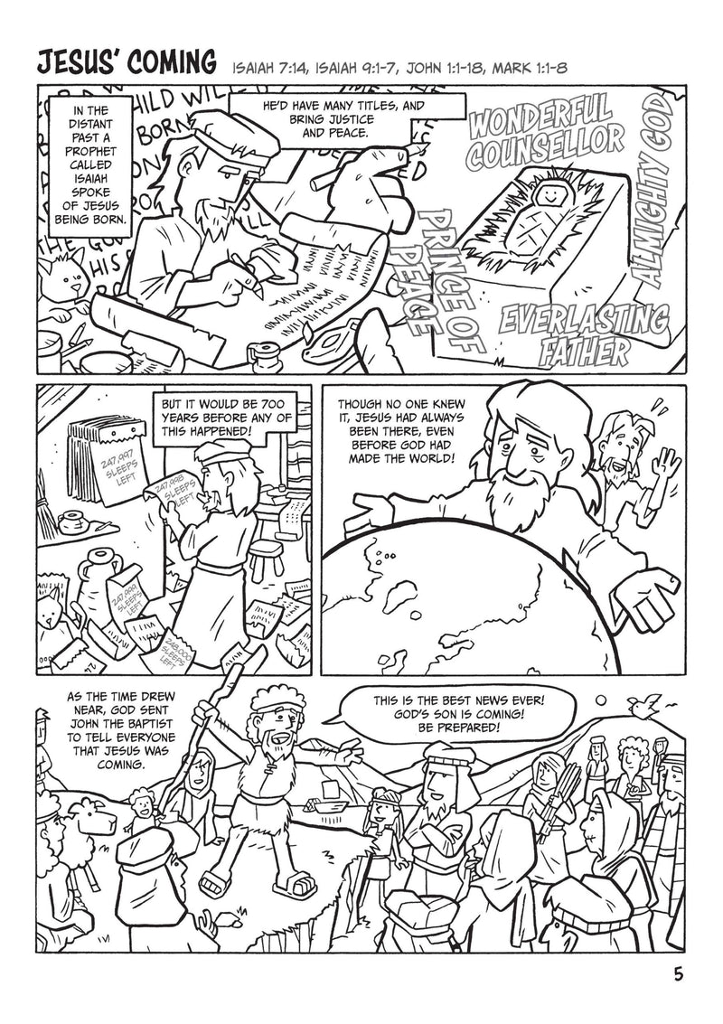 Colour Your Own Bible Comics!