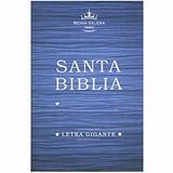 Span-RVR 1960 Large Print Bible-Blue Softcover