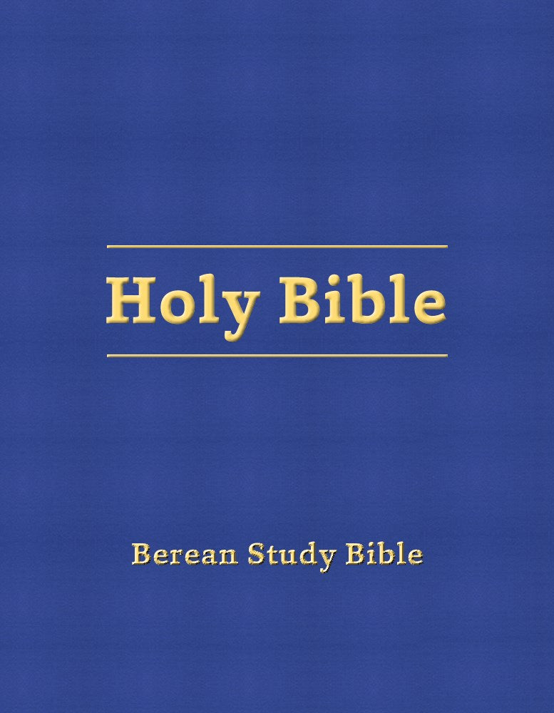 Berean Study Bible-Blue Hardcover