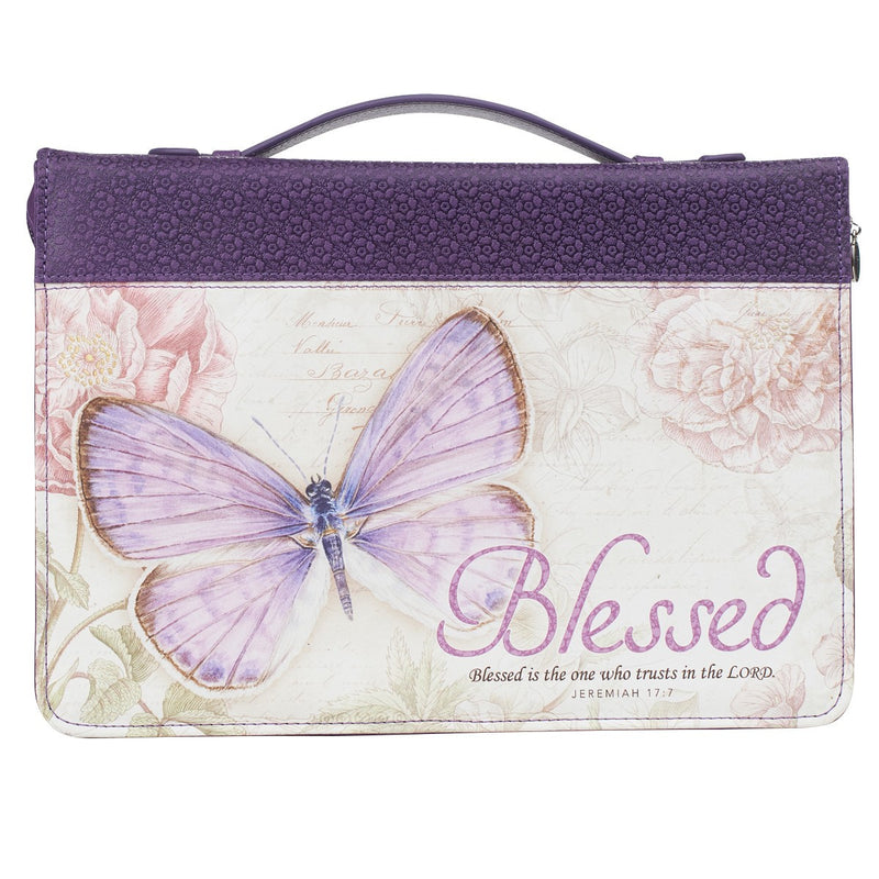 Butterfly Blessed Purple Luxleather