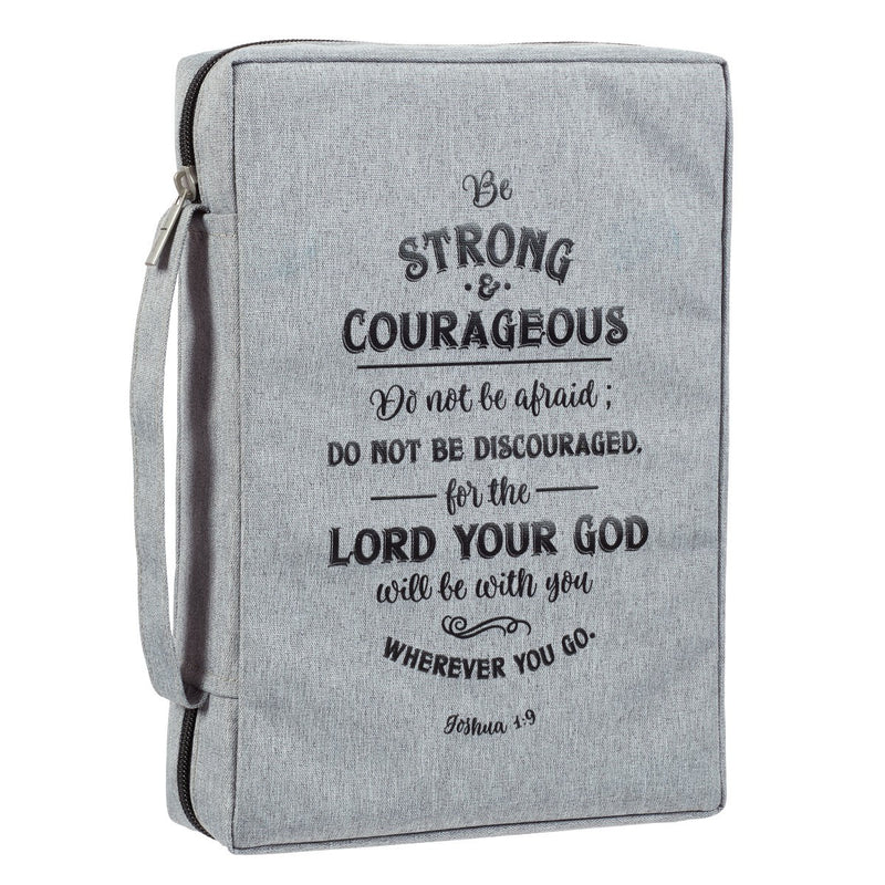 Be strong and courageous - Poly-Canvas