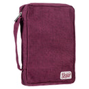 Plum Poly-Canvas Value Bijbelcover met