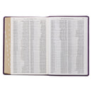 KJV Giant Print purple Full-size Index
