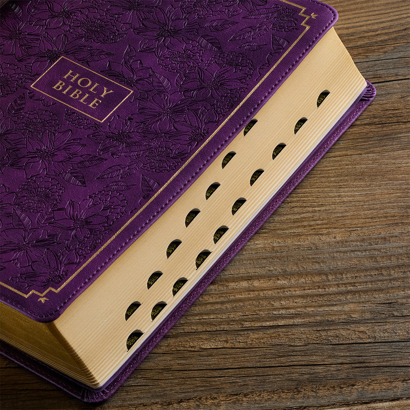 KJV Giant Print purple Full-size Index