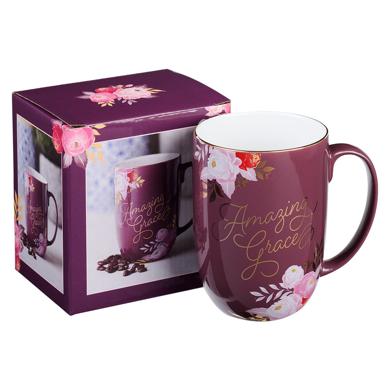 Amazing Grace Mulberry Pink Coffee Mug